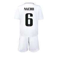 Real Madrid Nacho #6 Hjemmebanesæt Børn 2022-23 Kortærmet (+ Korte bukser)